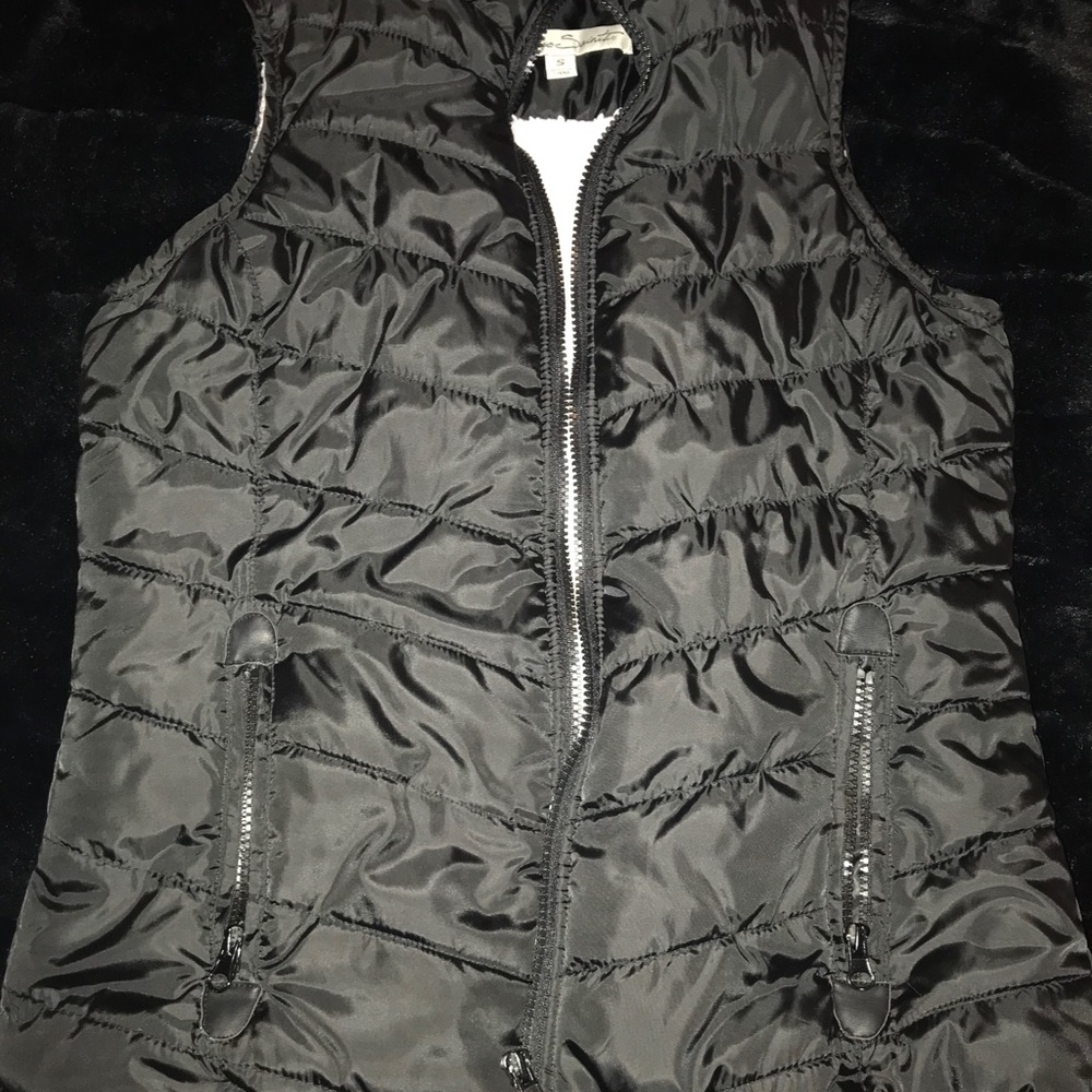 Fleece lined vest